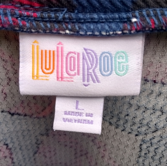 NWOT LuLaRoe Skirt size L - Picture 4 of 6